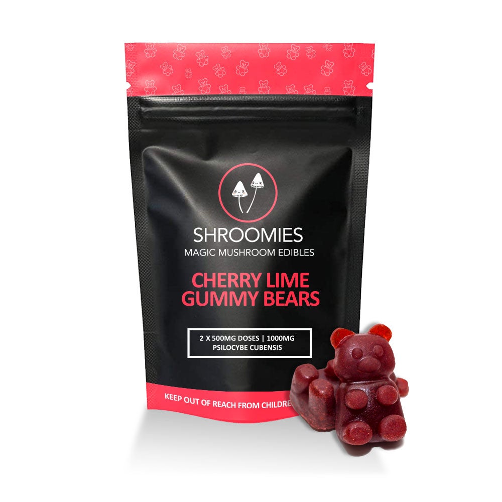 Shroomies - Cherry Lime Gummy Bears (1000mg)