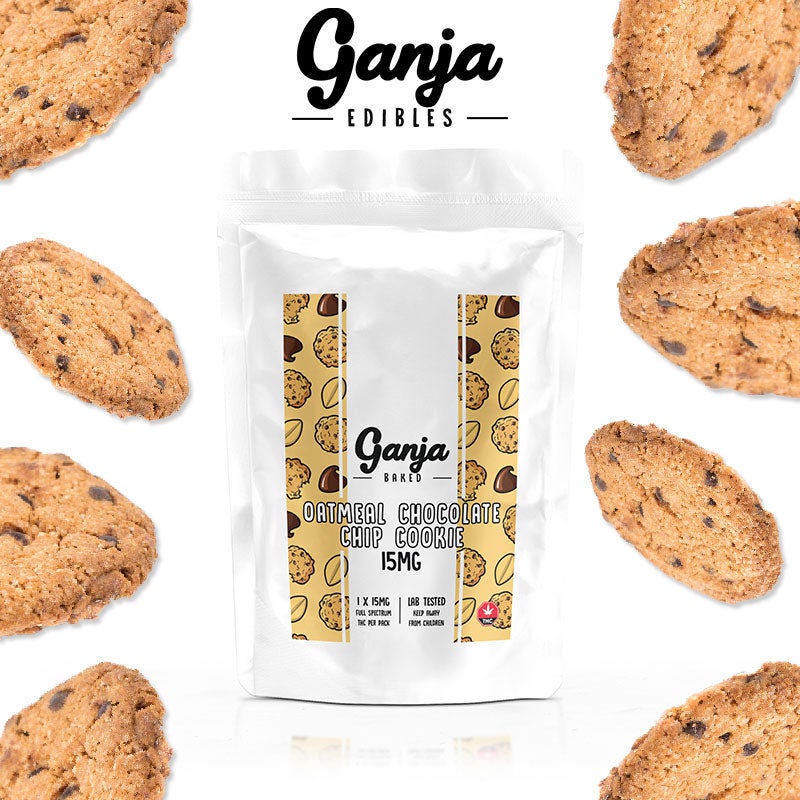 Ganja Baked - Oatmeal Chocolate Chip Cookie - 15mg